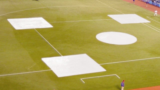 Trigon Sports Light Duty Weighted Spot Cover - 10' Square 3pc Set Baseball Field Equipment All