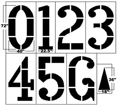 Trigon Sports 6' Football Marking Kit Football Football Field Equipment All