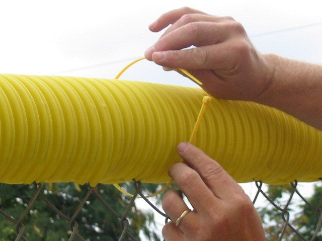 Trigon Sports 19" Yellow Zip Ties for Fence Crown Baseball Field Equipment All