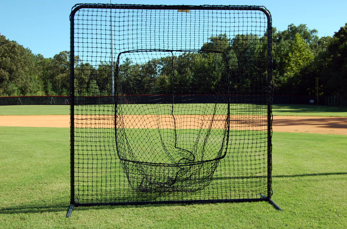 Trigon Sports ProCage 'Black Series' Sock Net Screen 7'x7' Baseball Field Equipment All