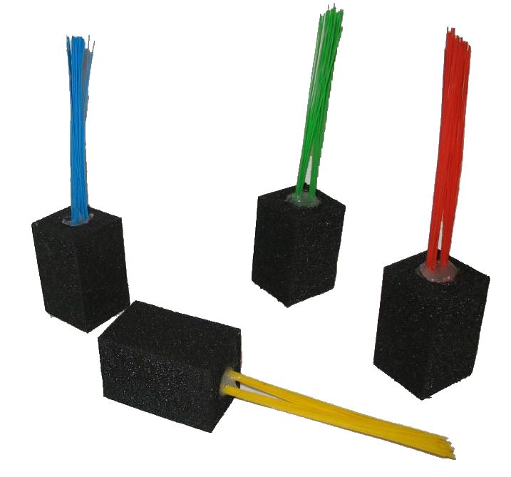 Trigon Sports Feathered Base Plug Set of 3 Baseball Field Equipment All