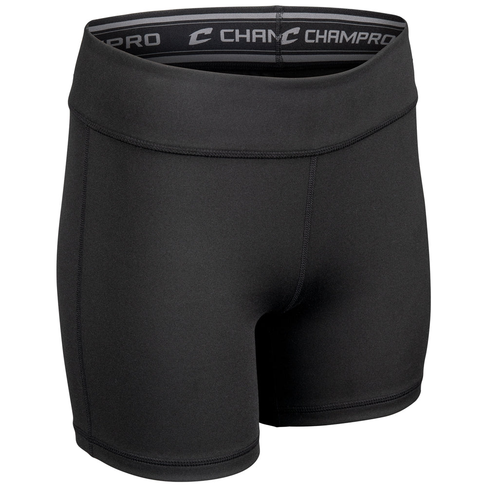 Champro Youth Girl's Match Compression 5" Shorts Volleyball Apparel All