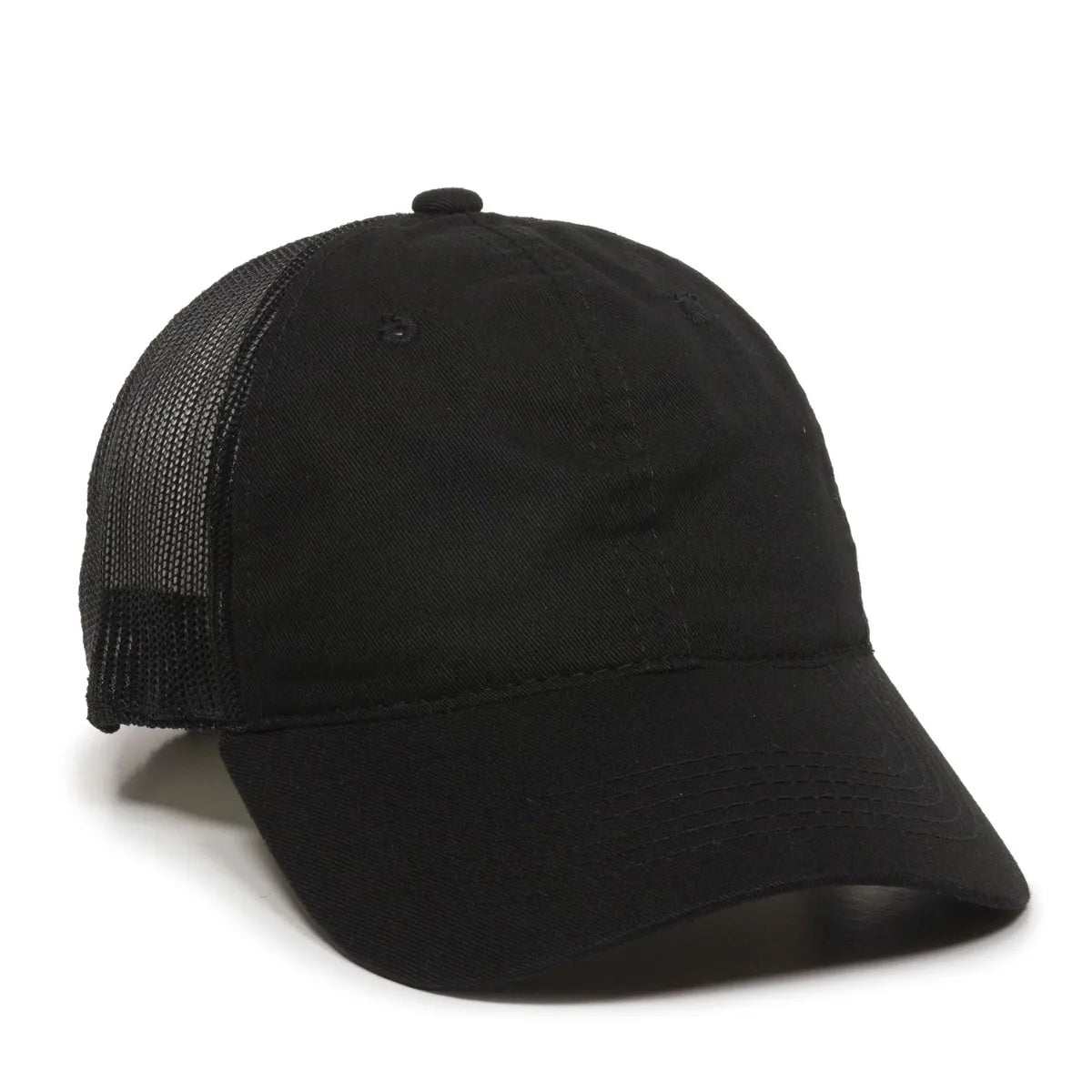 Outdoor Cap FWT-130 Garment Washed Unstructured Trucker Hat-1