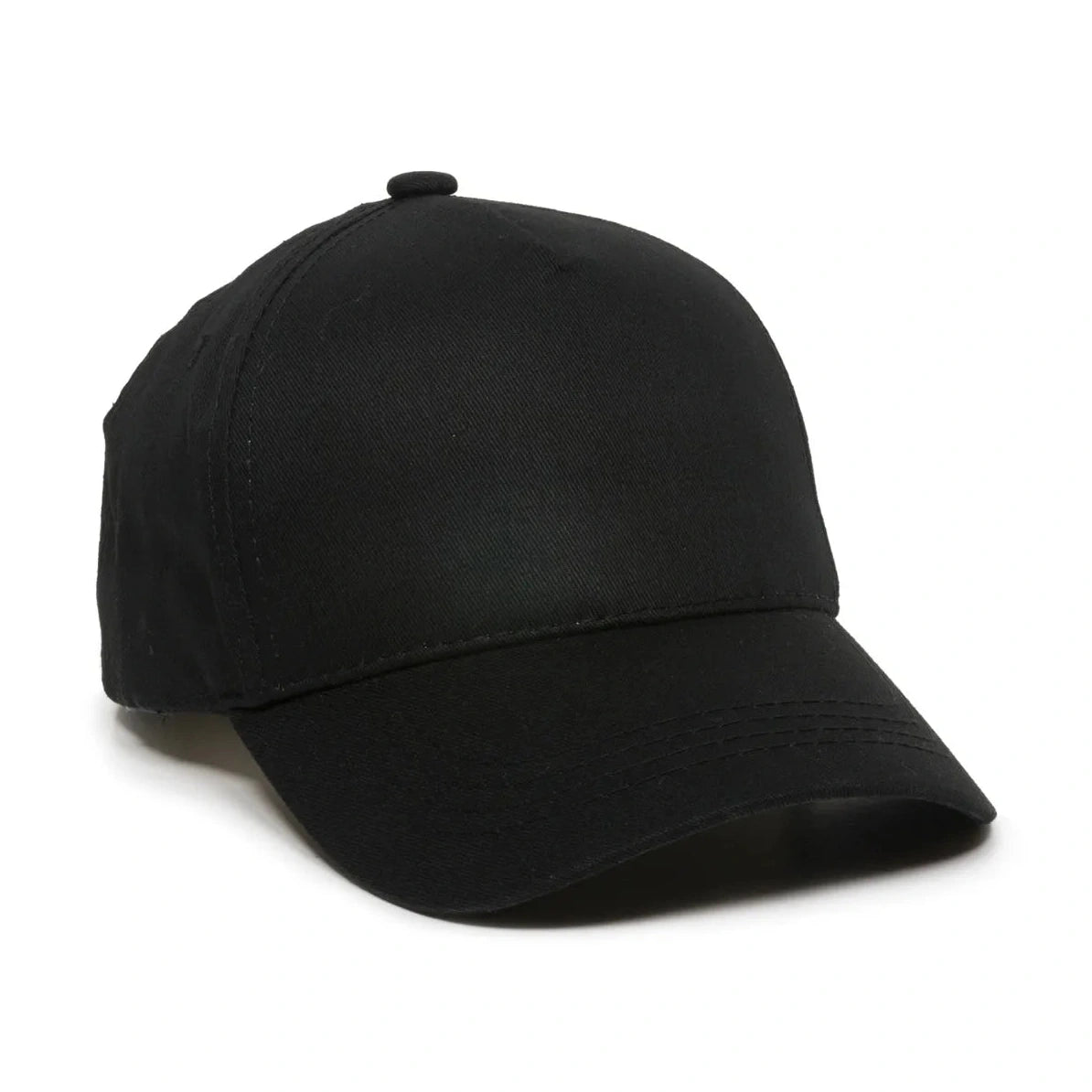 Outdoor Cap GL-455 Cotton Twill Pre-Curve Structured Solid Back Hat-1