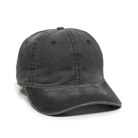 Outdoor Cap PDT-750 Enzyme Washed Unstructured Solid Back Hat Unisex Accessories Hats & Caps