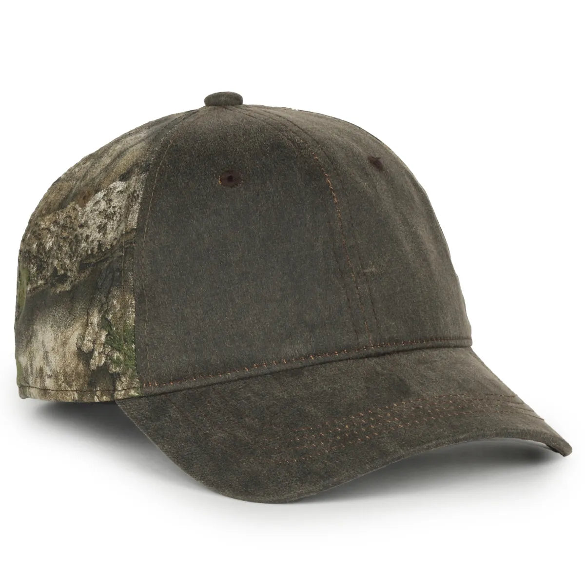 Outdoor Cap HPC-305 Camo Unstructured Solid Back Hat Unisex Accessories Hats & Caps