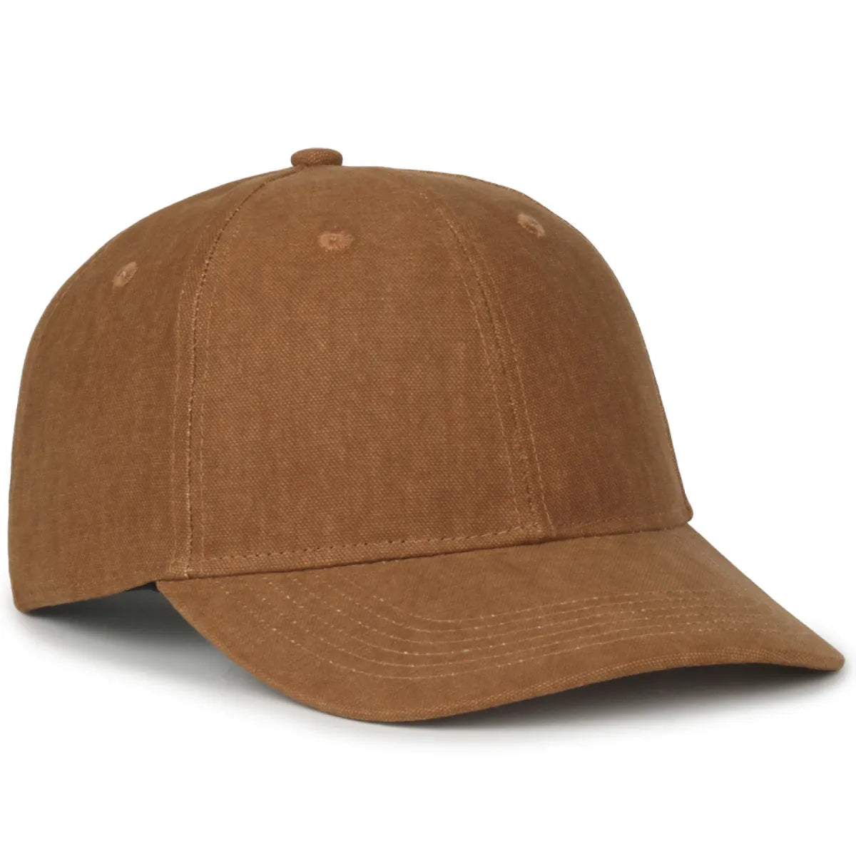 Outdoor Cap CANV-111SB Cotton Canvas Structured Solid Panel Hat Unisex Accessories Hats & Caps
