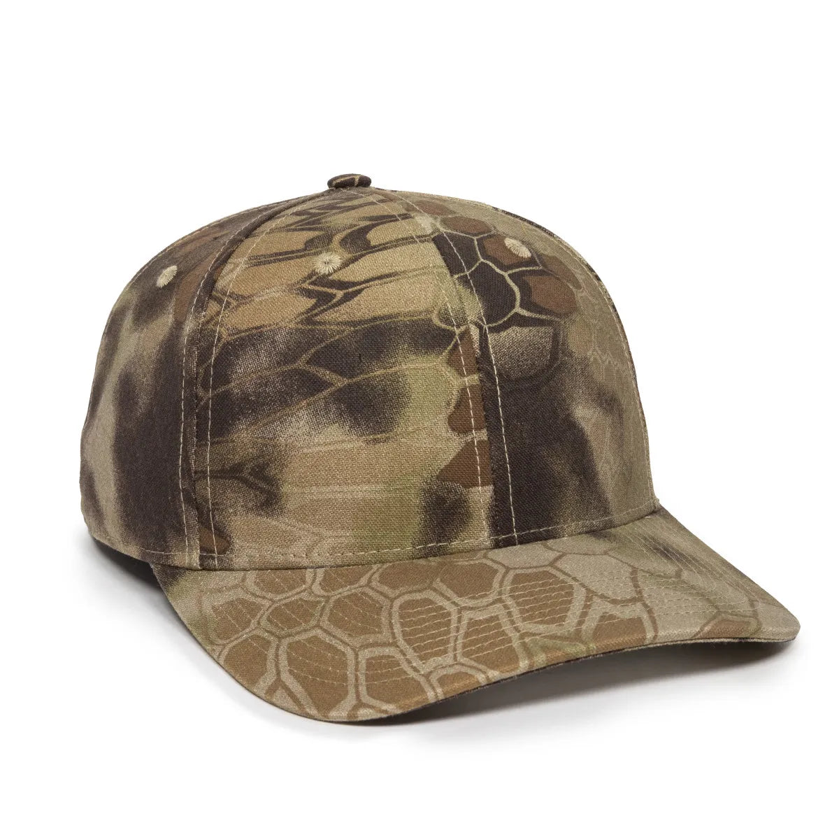 Outdoor Cap OC871CAMO Canvas Camo Structured Solid Panel Hat Unisex Accessories Hats & Caps