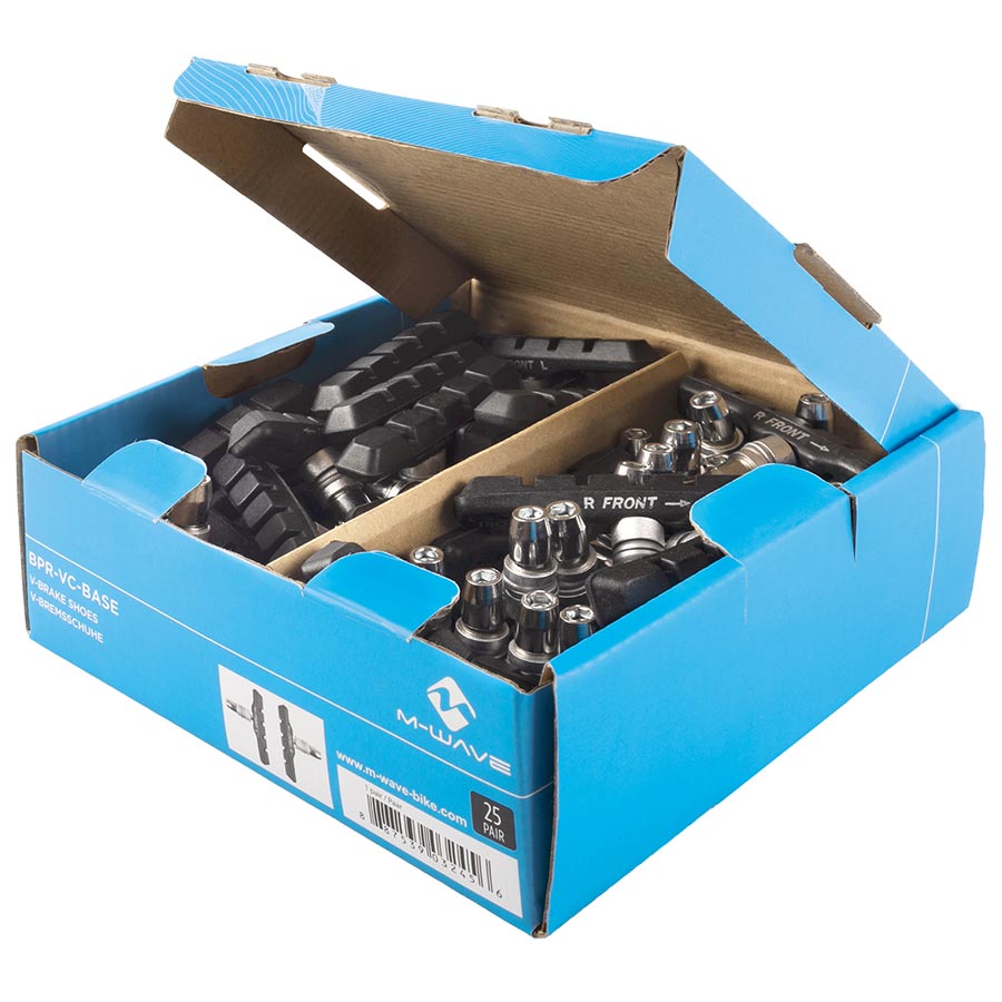 M-Wave BPR AT Threaded Brake Shoe Box of 25-1
