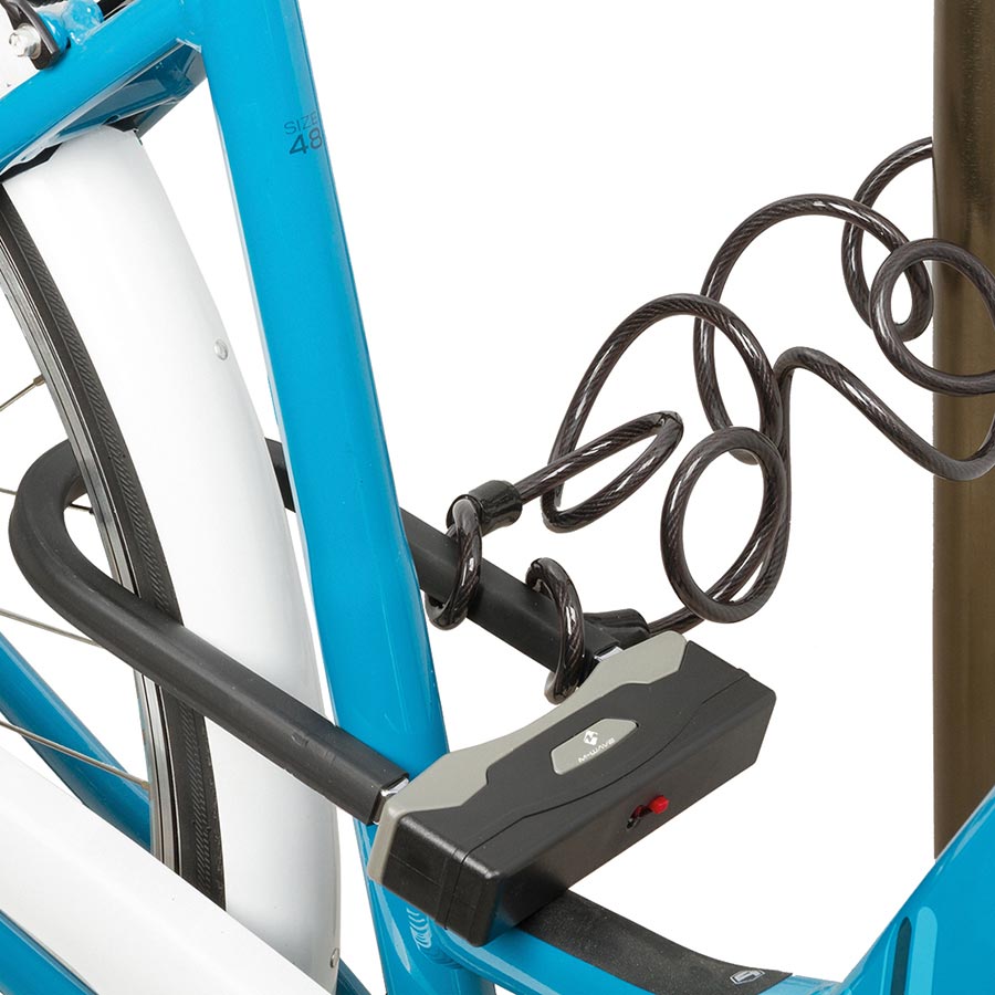 M-Wave B&S Shackle Cable U-Lock Bicycle Accessories Locks/Security