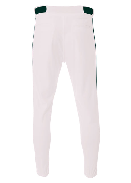 A4 Mens Pro-Style Elastic Bottom Baseball Pant Baseball Pants Adult