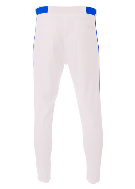 A4 Mens Pro-Style Elastic Bottom Baseball Pant Baseball Pants Adult