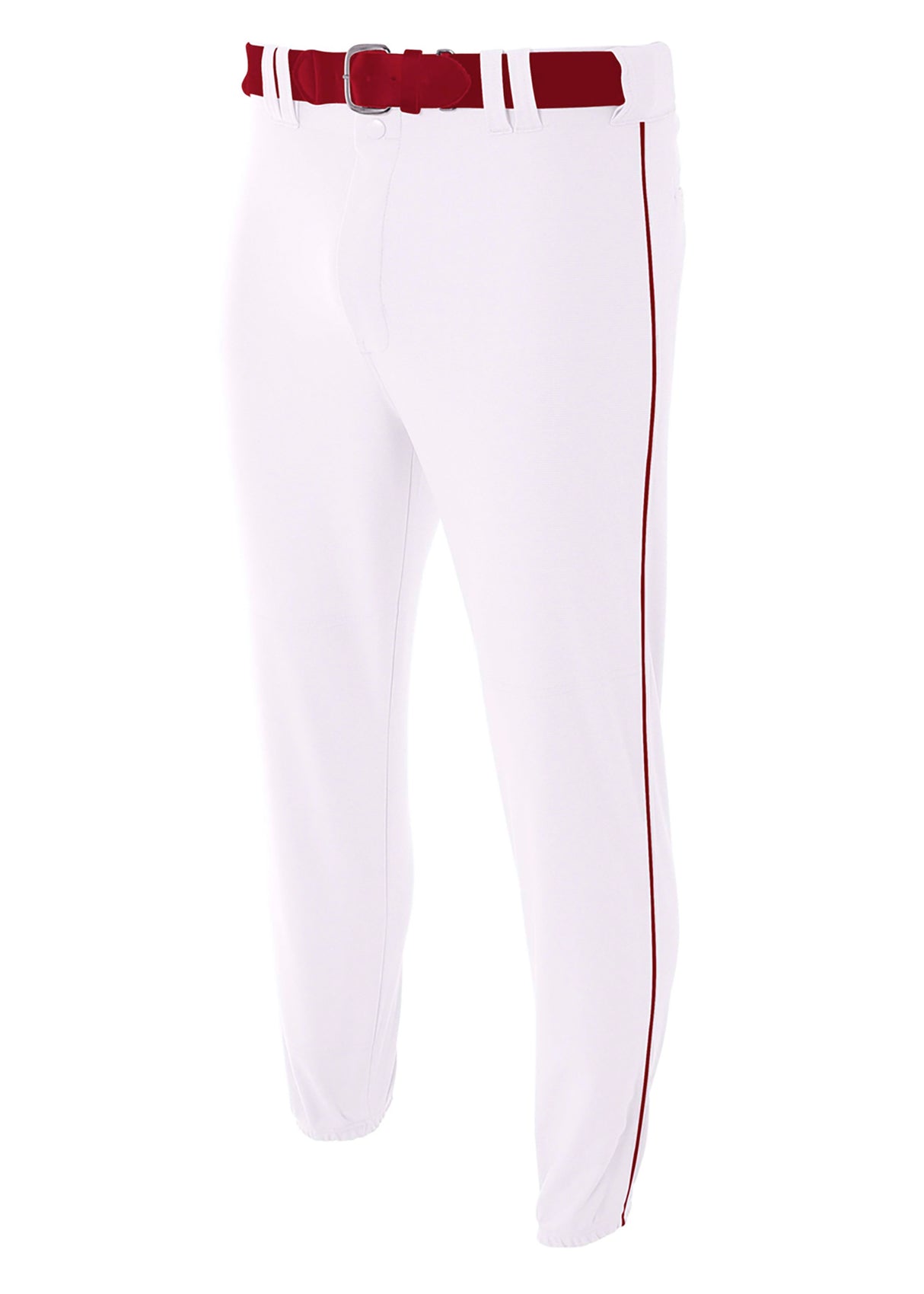 A4 Mens Pro-Style Elastic Bottom Baseball Pant Baseball Pants Adult