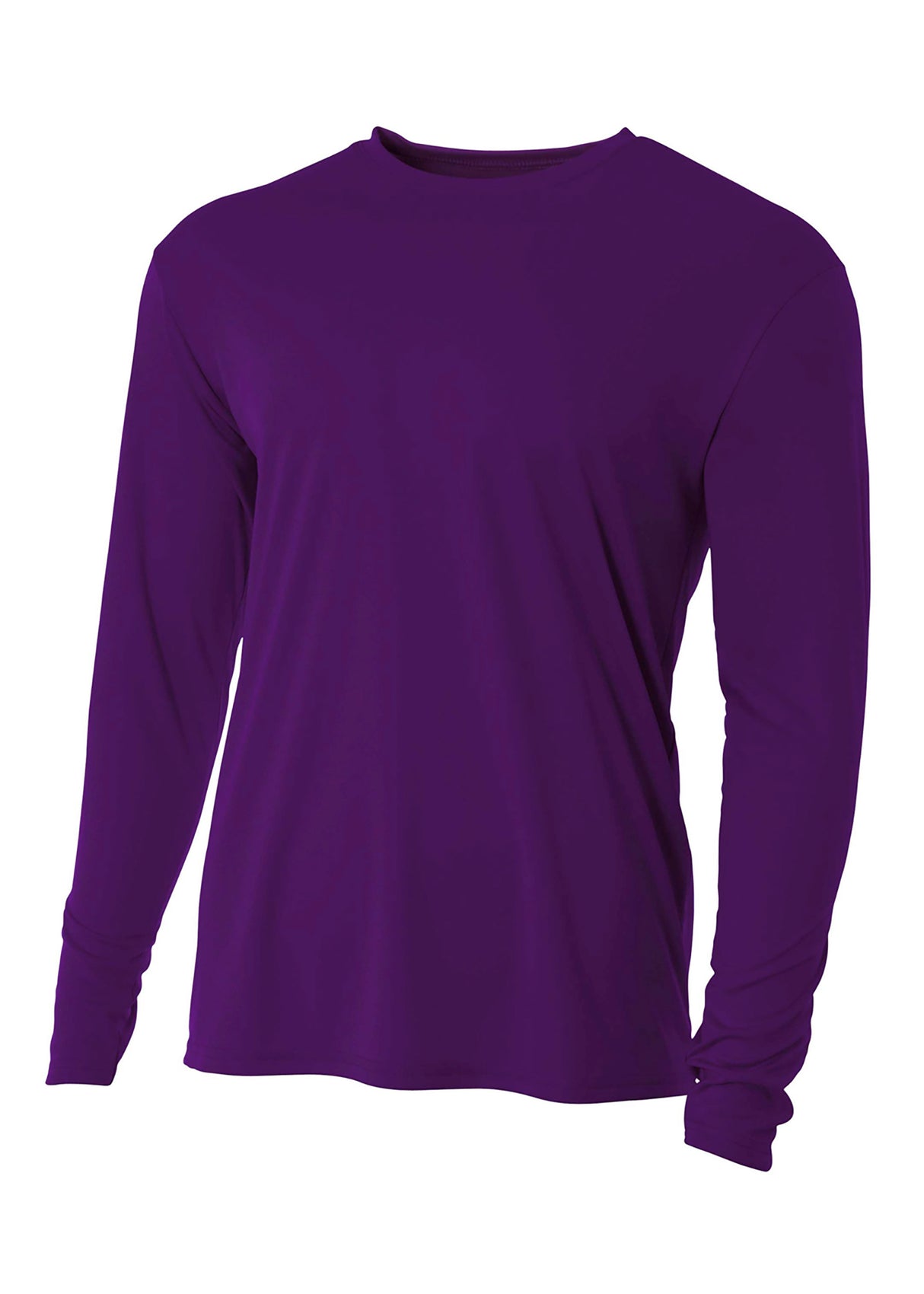 A4 Men's Cooling Performance Long Sleeve Crew Mens Apparel Shirts & Tops