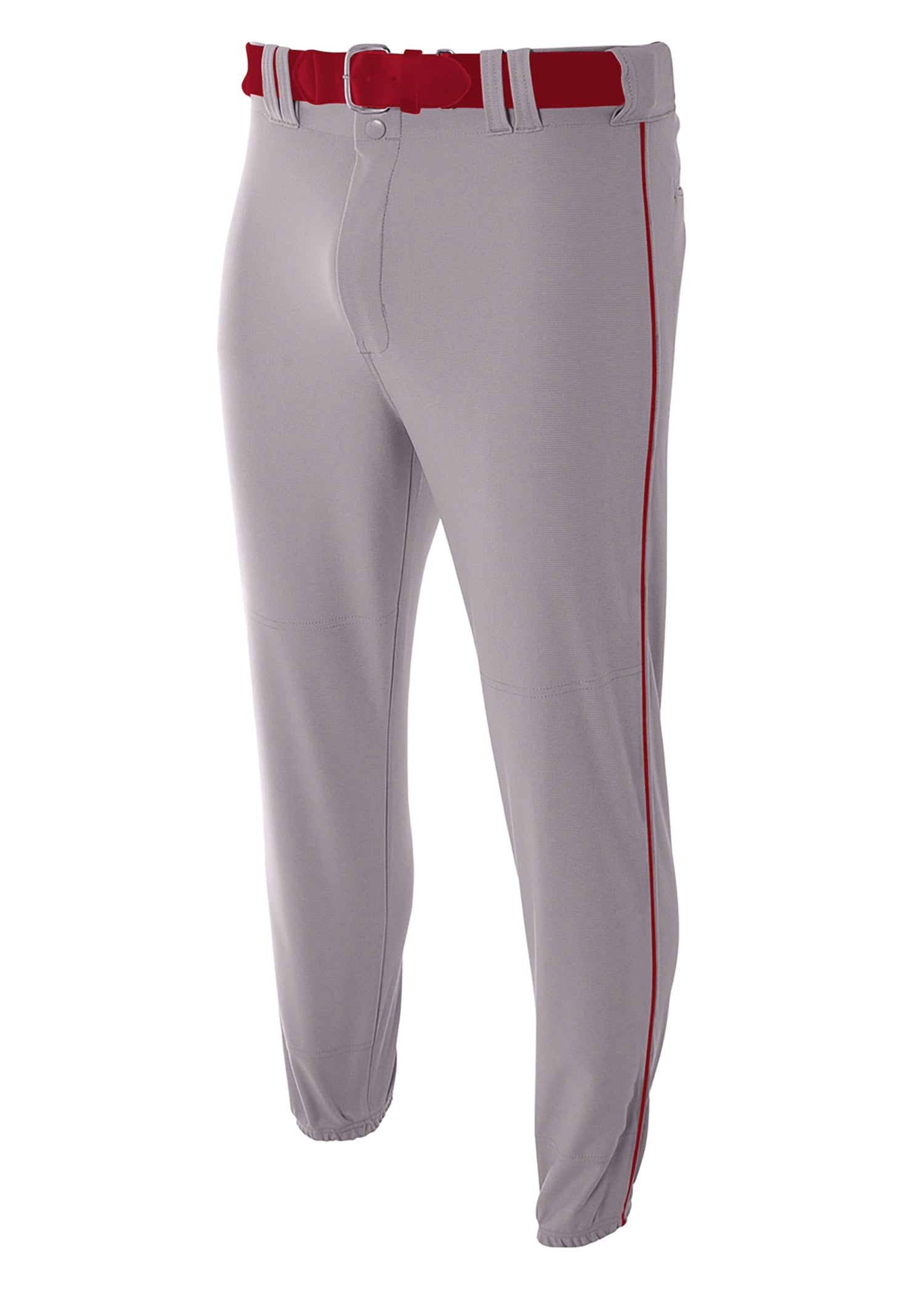 A4 Mens Pro-Style Elastic Bottom Baseball Pant Baseball Pants Adult