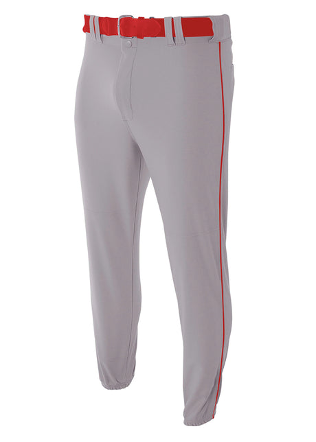 A4 Youth Pro-Style Elastic Bottom Baseball Pant Baseball Pants Youth