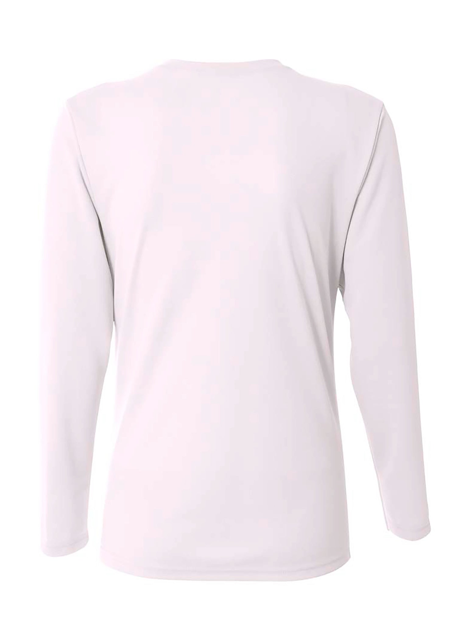 A4 Womens Long Sleeve V-Neck Bird's Eye Mesh Tee Womens Apparel Shirts & Tops
