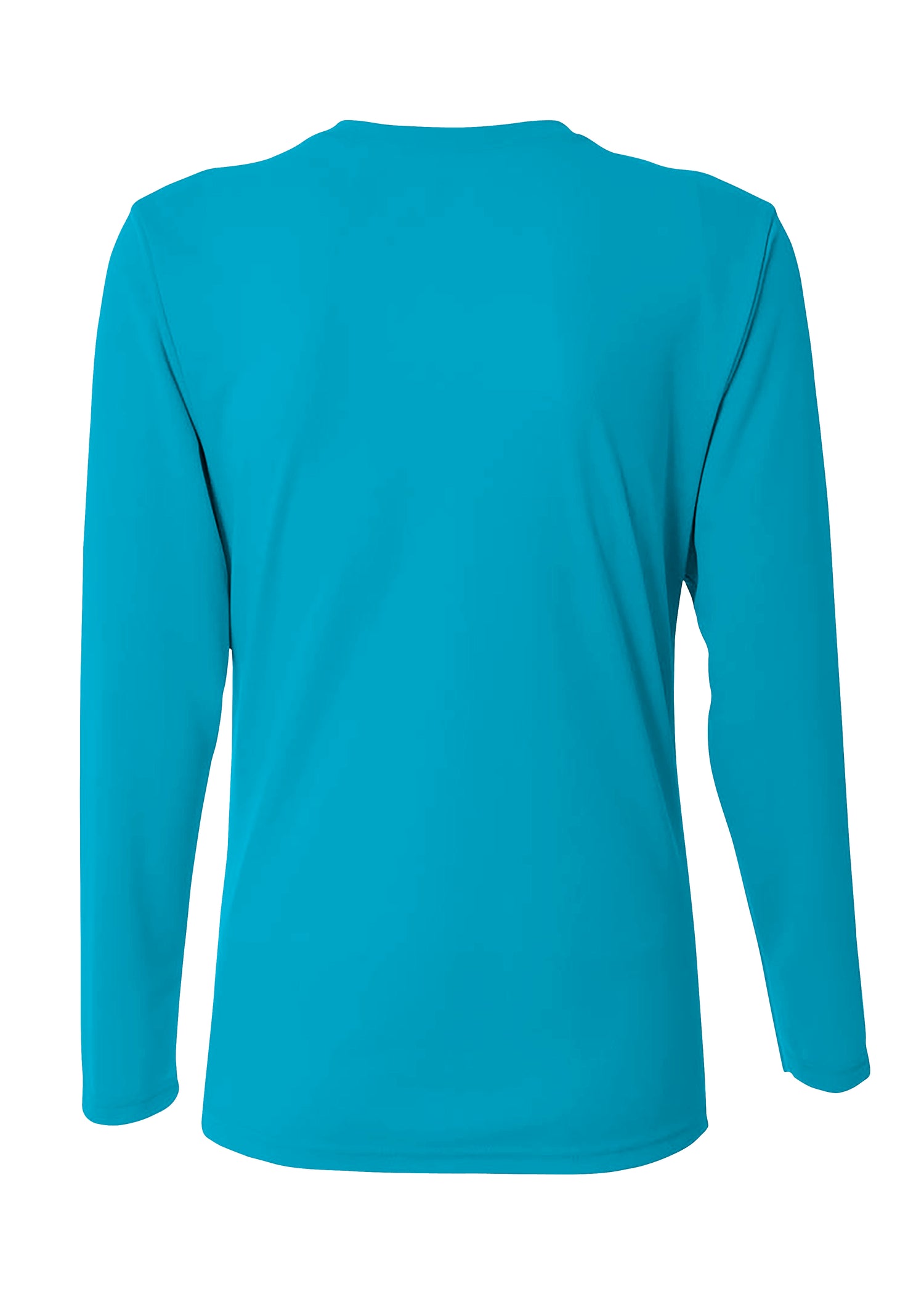 A4 Womens Long Sleeve V-Neck Bird's Eye Mesh Tee Womens Apparel Shirts & Tops