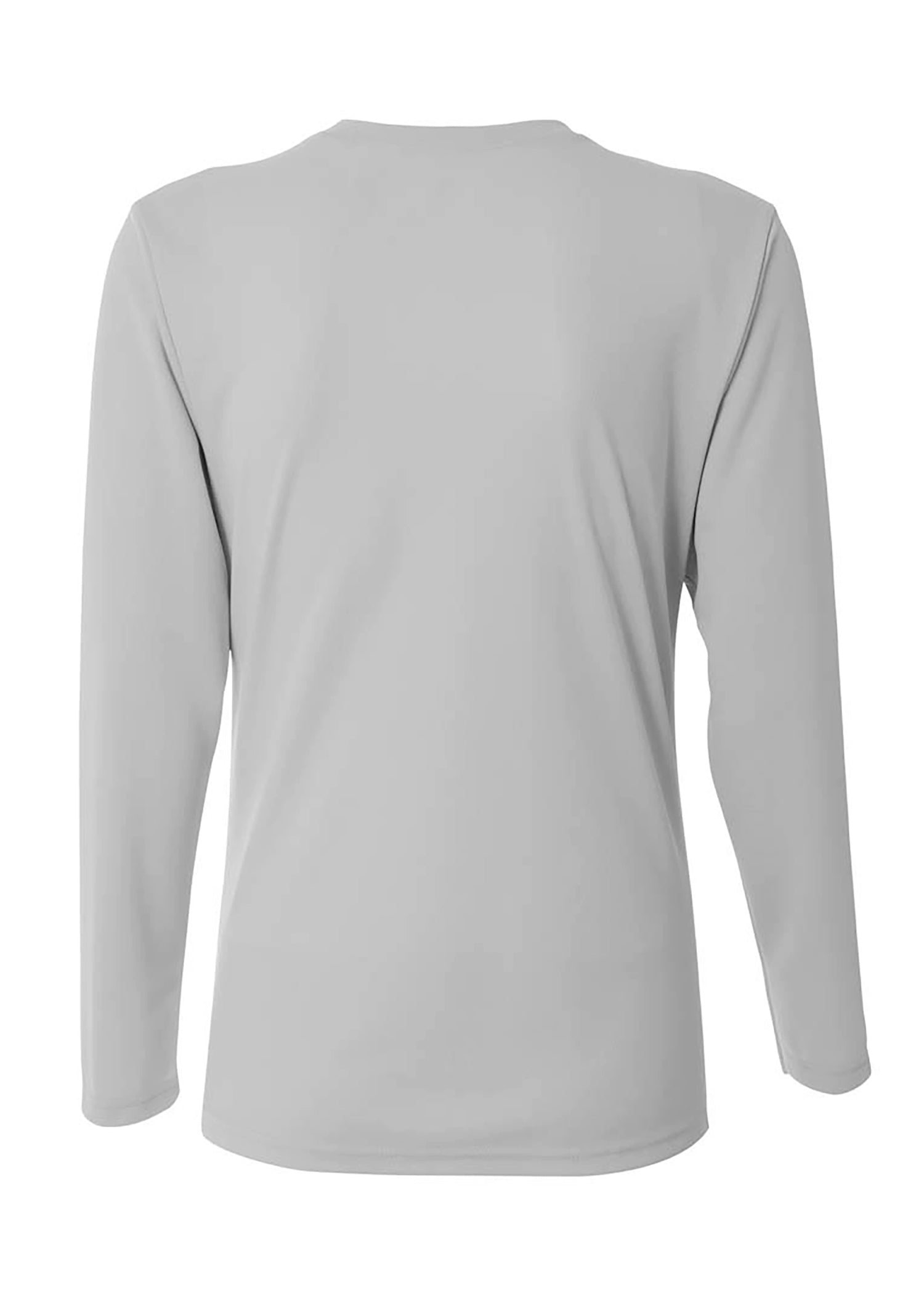 A4 Womens Long Sleeve V-Neck Bird's Eye Mesh Tee Womens Apparel Shirts & Tops