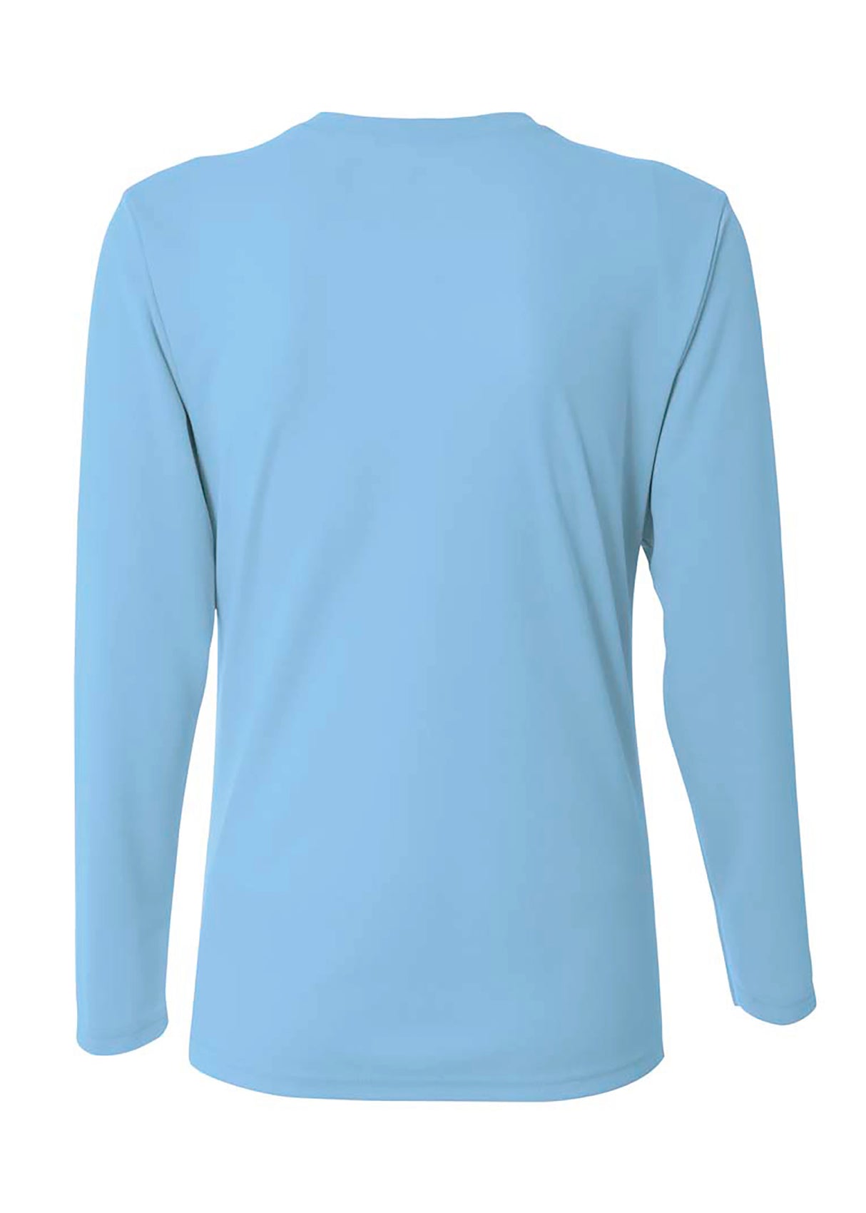A4 Womens Long Sleeve V-Neck Bird's Eye Mesh Tee Womens Apparel Shirts & Tops