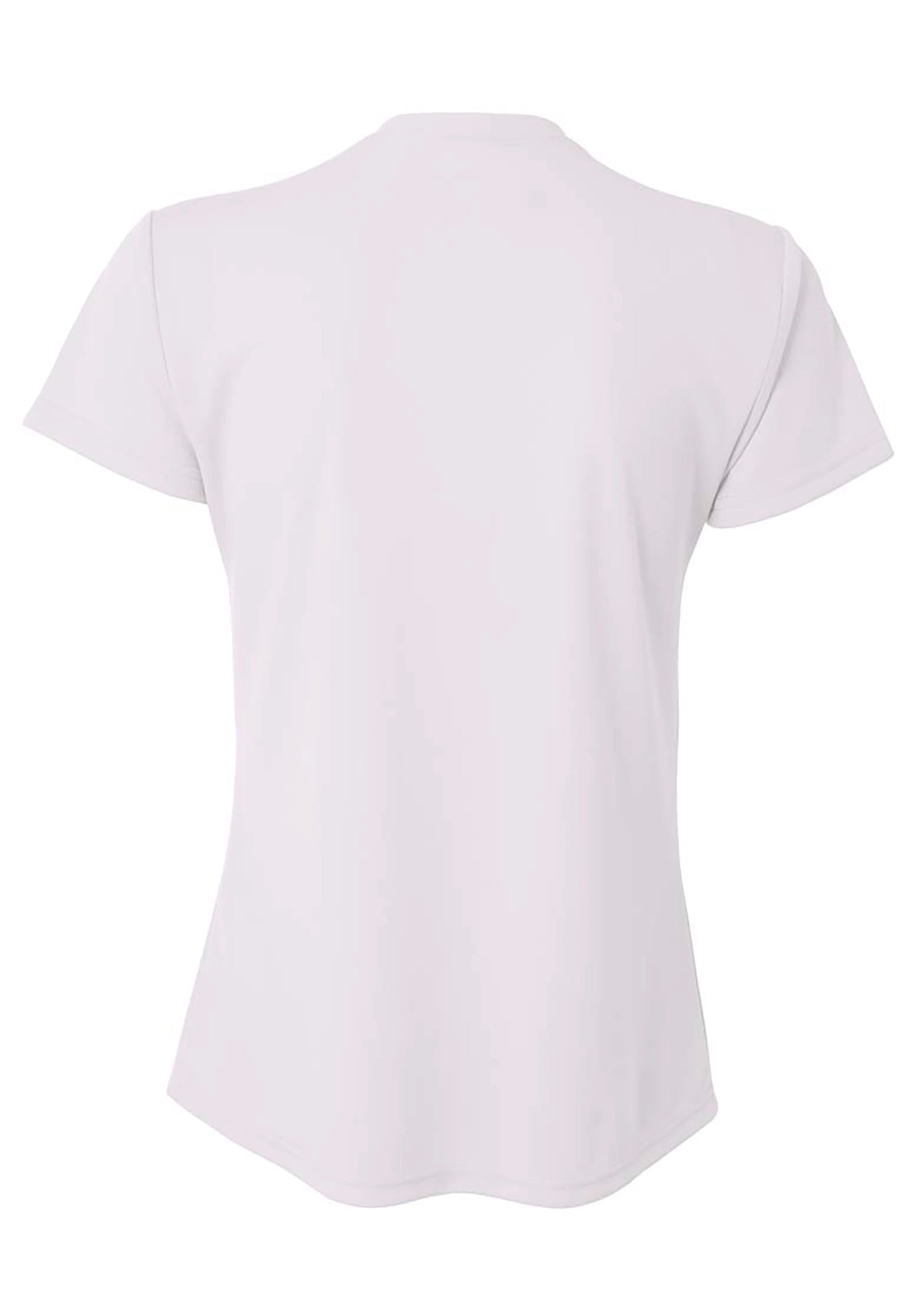 A4 Womens Short Sleeve V-Neck Bird's Eye Mesh Tee Womens Apparel Shirts & Tops
