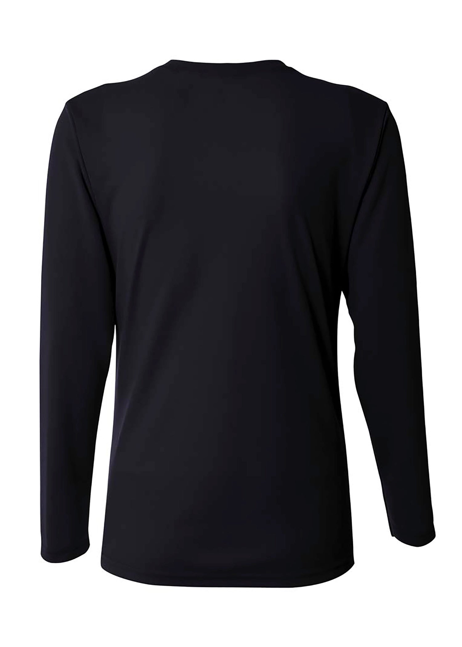A4 Womens Long Sleeve V-Neck Bird's Eye Mesh Tee Womens Apparel Shirts & Tops