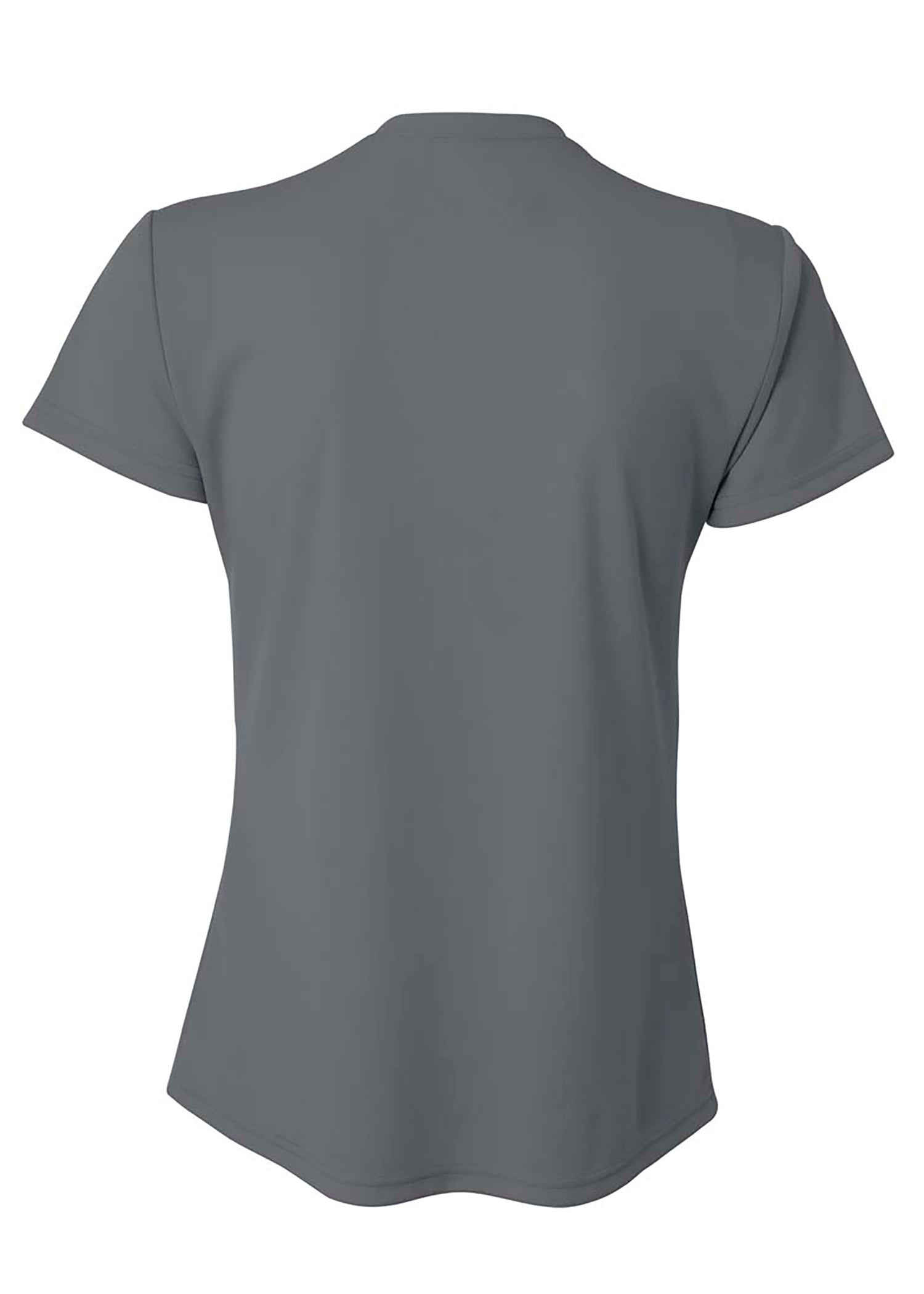 A4 Womens Short Sleeve V-Neck Bird's Eye Mesh Tee Womens Apparel Shirts & Tops