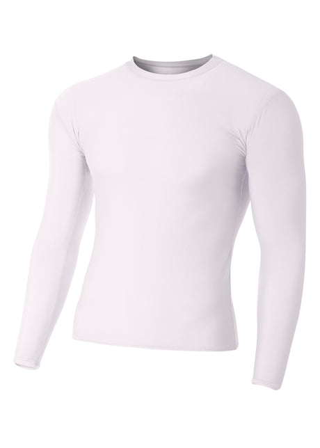 A4 Youth Long Sleeve Compression Crew A4