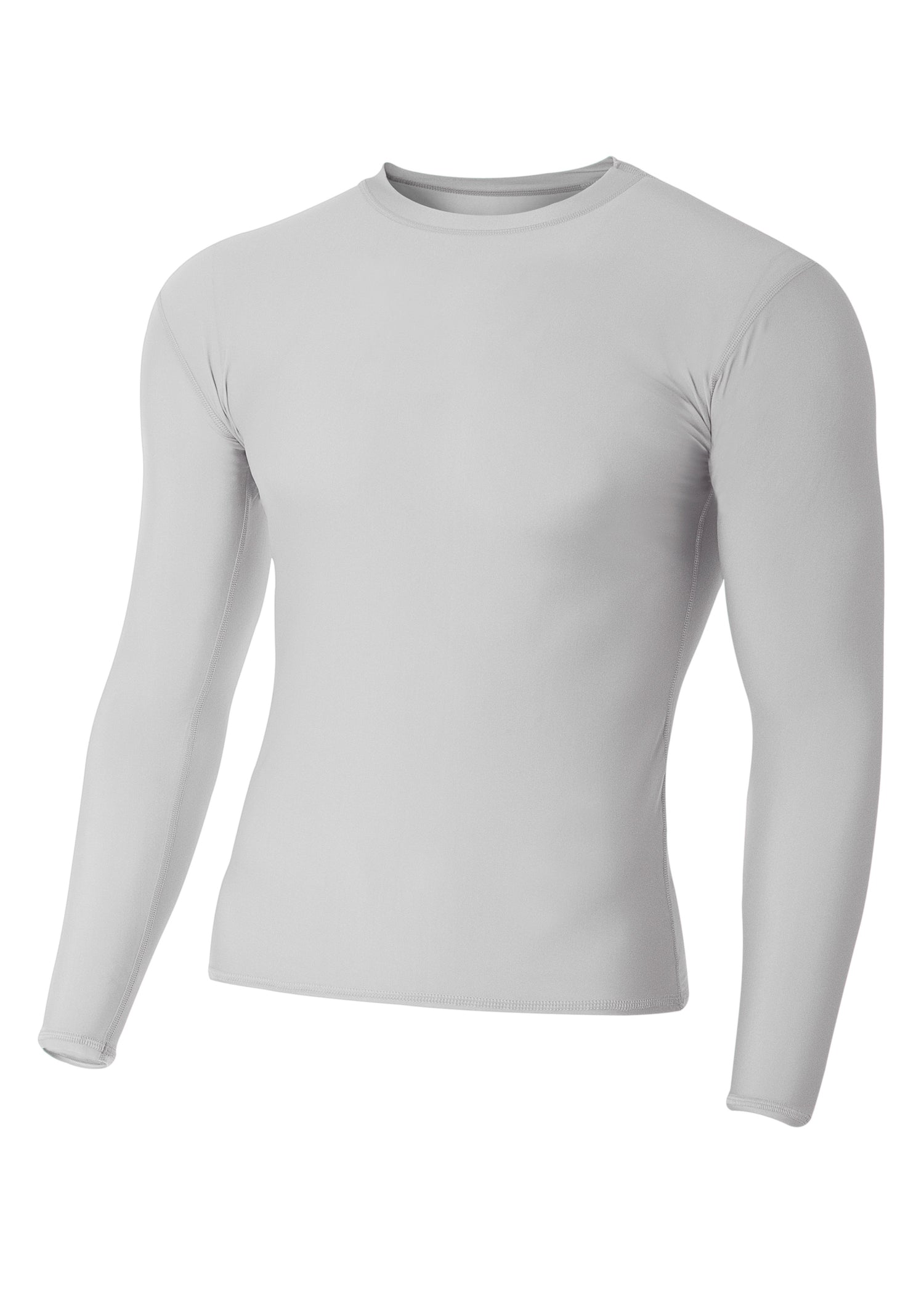 A4 Youth Long Sleeve Compression Crew Youth Apparel Shirts & Tops