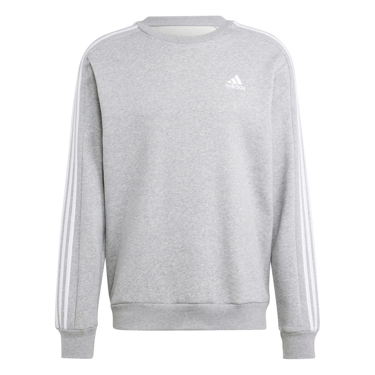 adidas Men's Essentials Fleece 3-Stripes Sweatshirt Mens Apparel Sweatshirts & Fleece