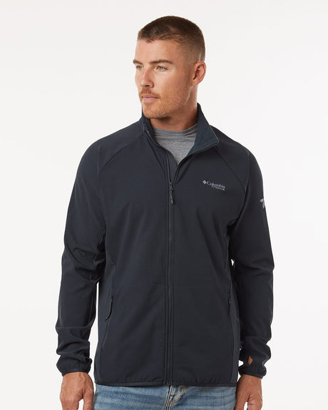 Columbia Spectre Ridge II Tech Fleece Full Zip Jacket Mens Apparel Jackets & Vests