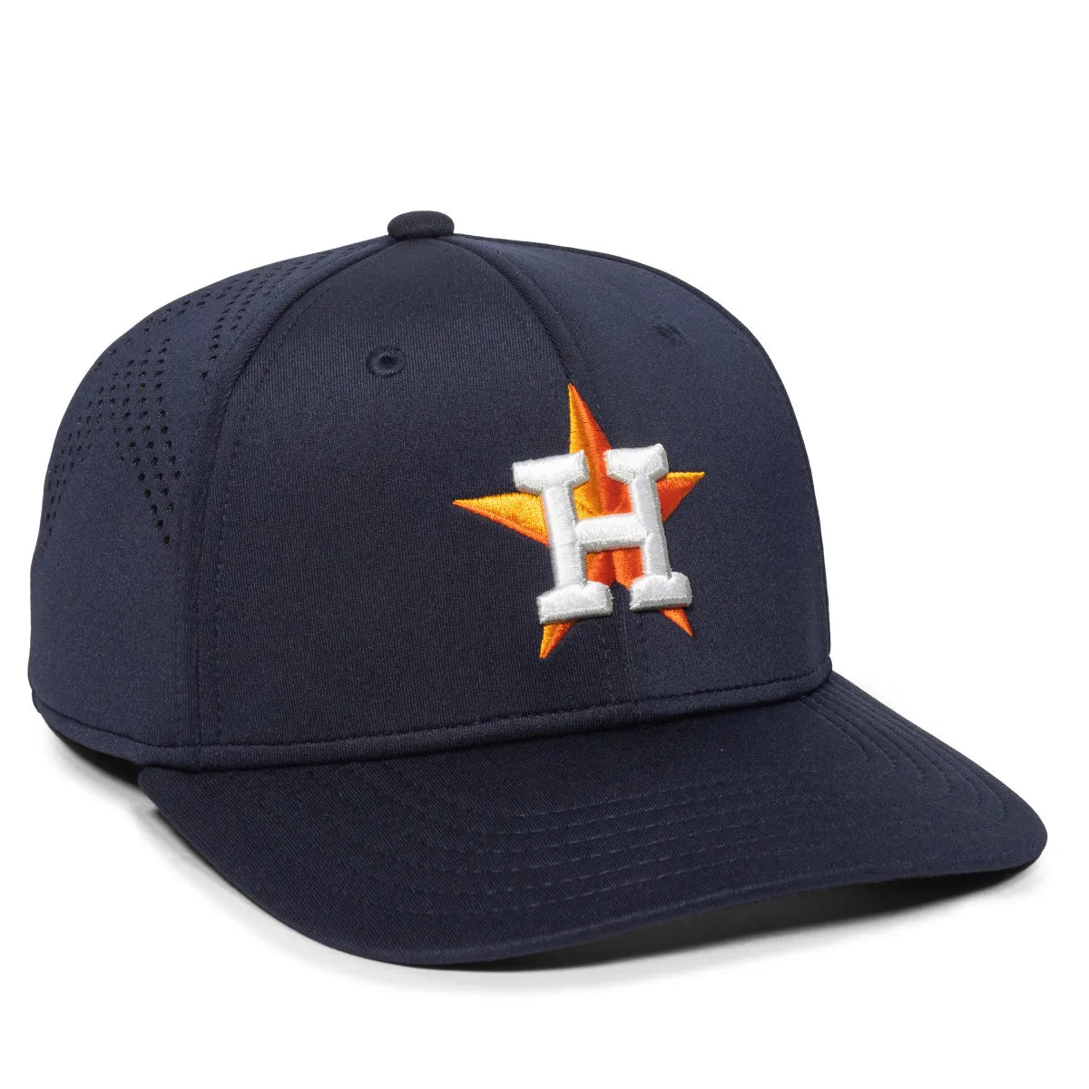 Outdoor Cap Houston Astros™ Official MLB® Replica Structured Solid Panel Hat (MLB-600)-1