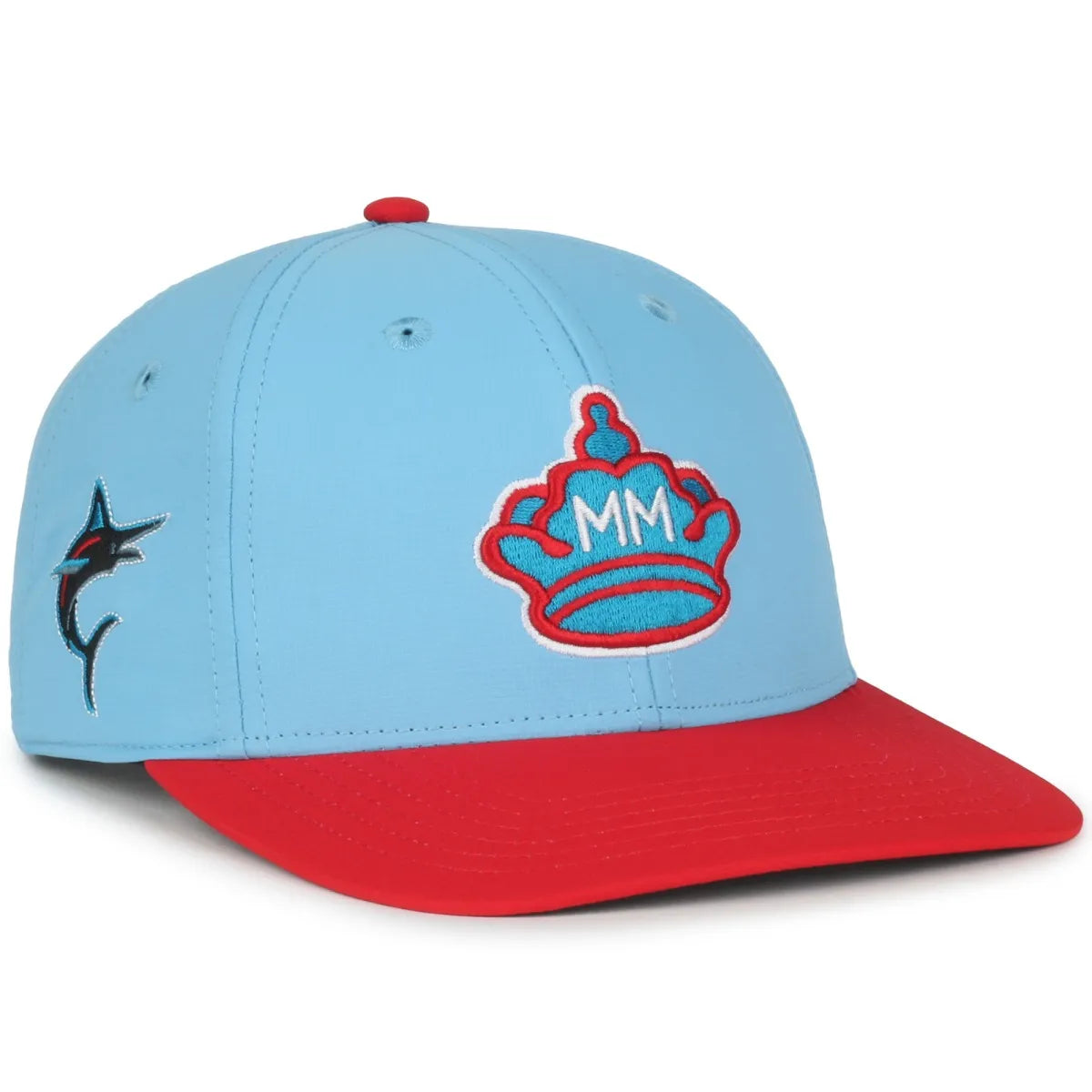 Outdoor Cap Miami Marlins™ MLB® Replica Structured MLB-550cc Hat Fan Gear MLB Miami Marlins