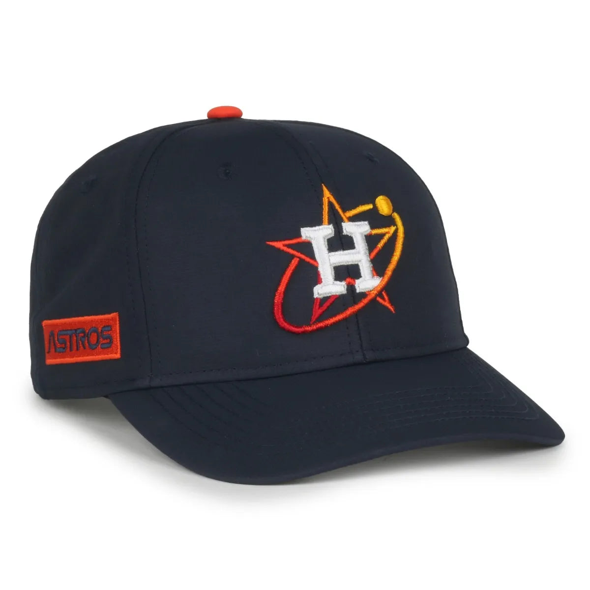 Outdoor Cap Houston Astros™ Official MLB® Replica Structured Solid Panel Hat (MLB-550cc)-1