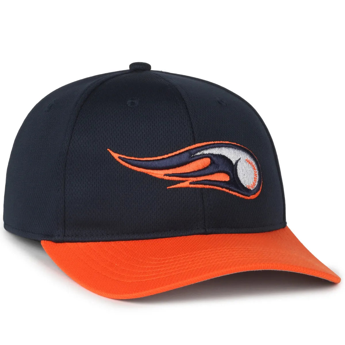 Outdoor Cap Bowling Green Hot Rods™ MiLB® Replica Structured Solid Panel Hat MIN-350 Fan Gear MiLB Bowling Green Hot Rods