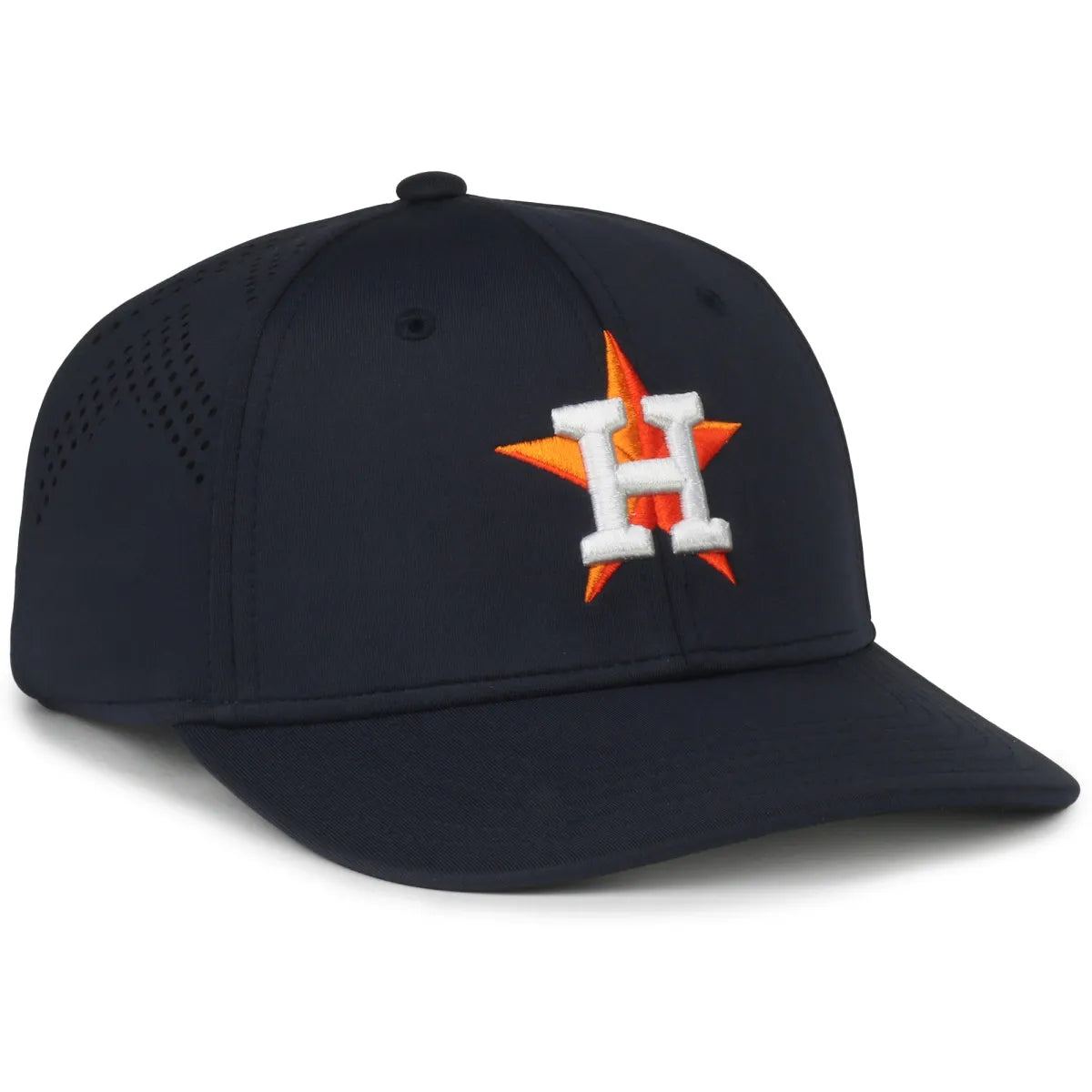 Outdoor Cap Houston Astros™ Official MLB® Replica Structured Solid Panel Hat (MLB-650)-1
