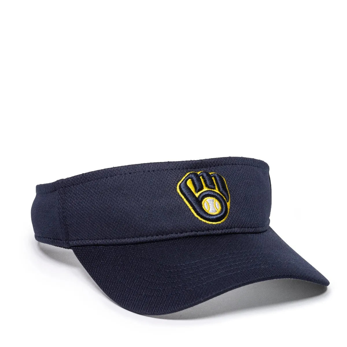 Outdoor Cap Milwaukee Brewers™ MLB® Replica MLB-185 Visor Fan Gear MLB Milwaukee Brewers