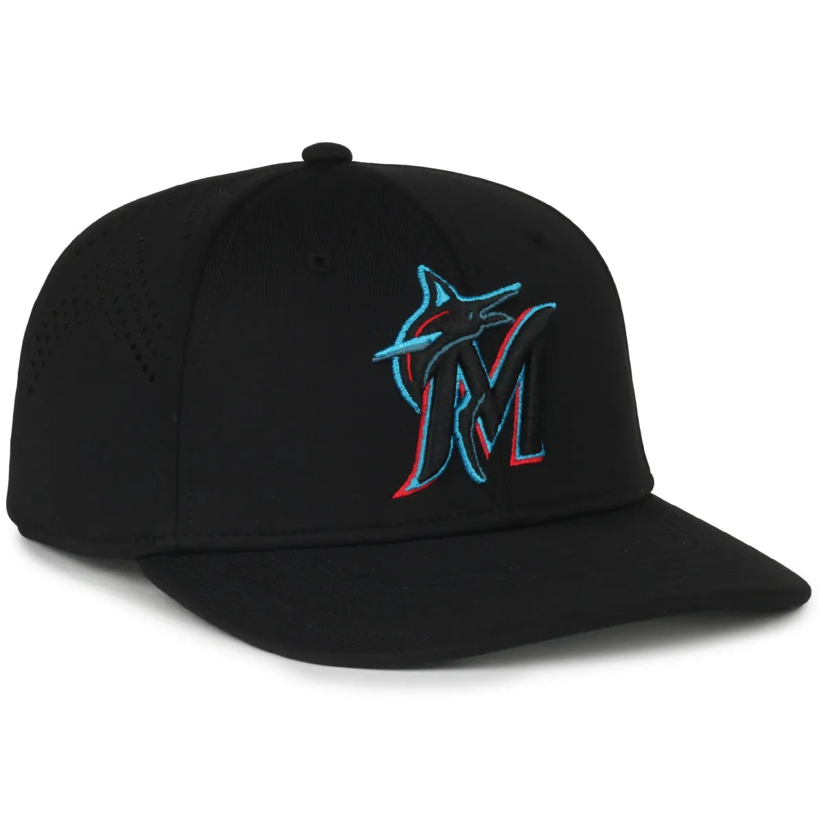 Outdoor Cap Miami Marlins™ MLB® Replica Structured MLB-650 Hat Fan Gear MLB Miami Marlins