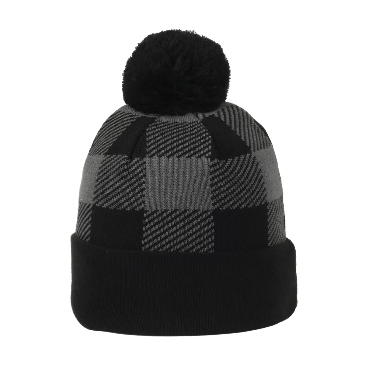 Outdoor Cap KNF-PLD Buffalo Plaid Solid Panel Beanie Unisex Accessories Hats & Caps