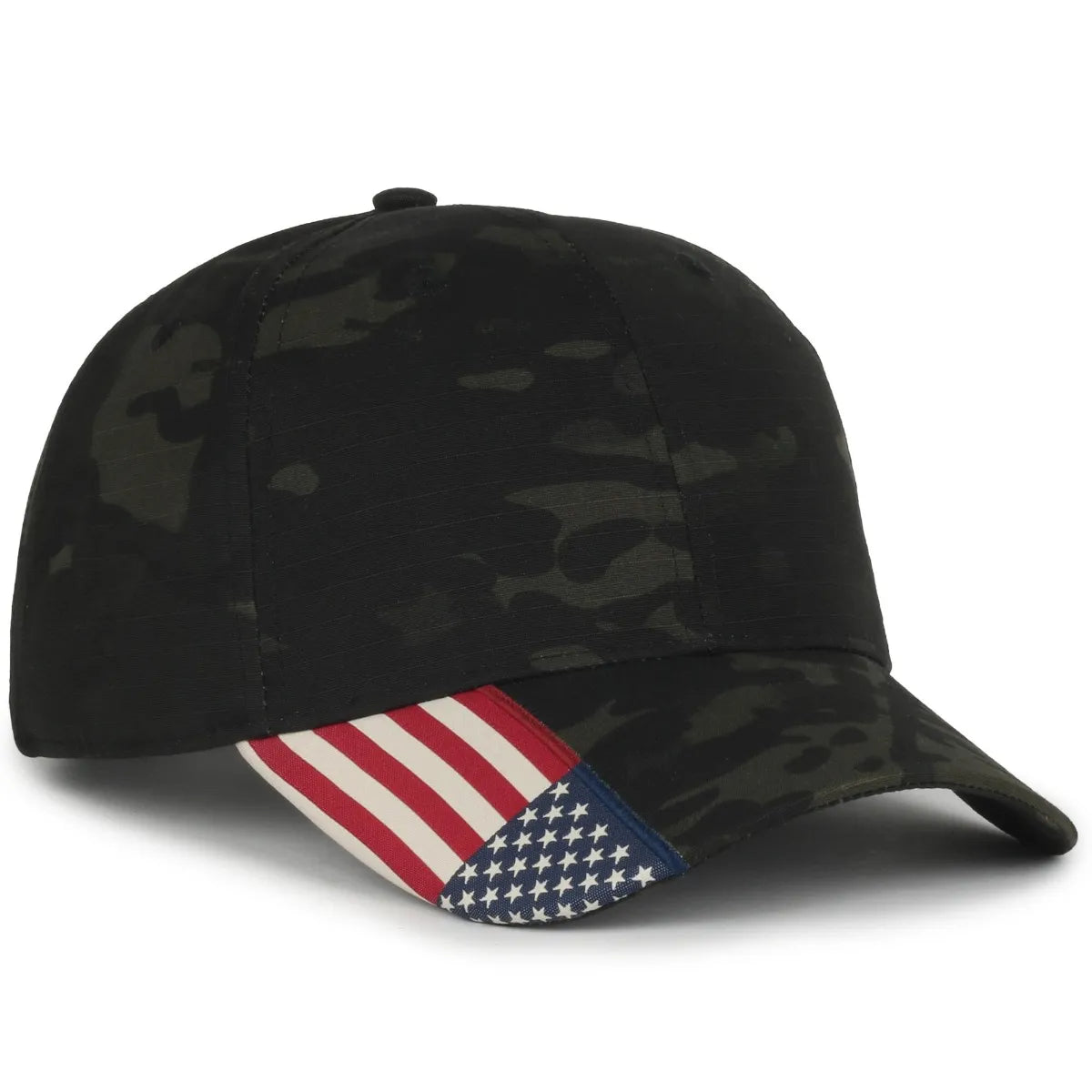 Outdoor Cap CWF-405 Structured Solid Back Hat-1