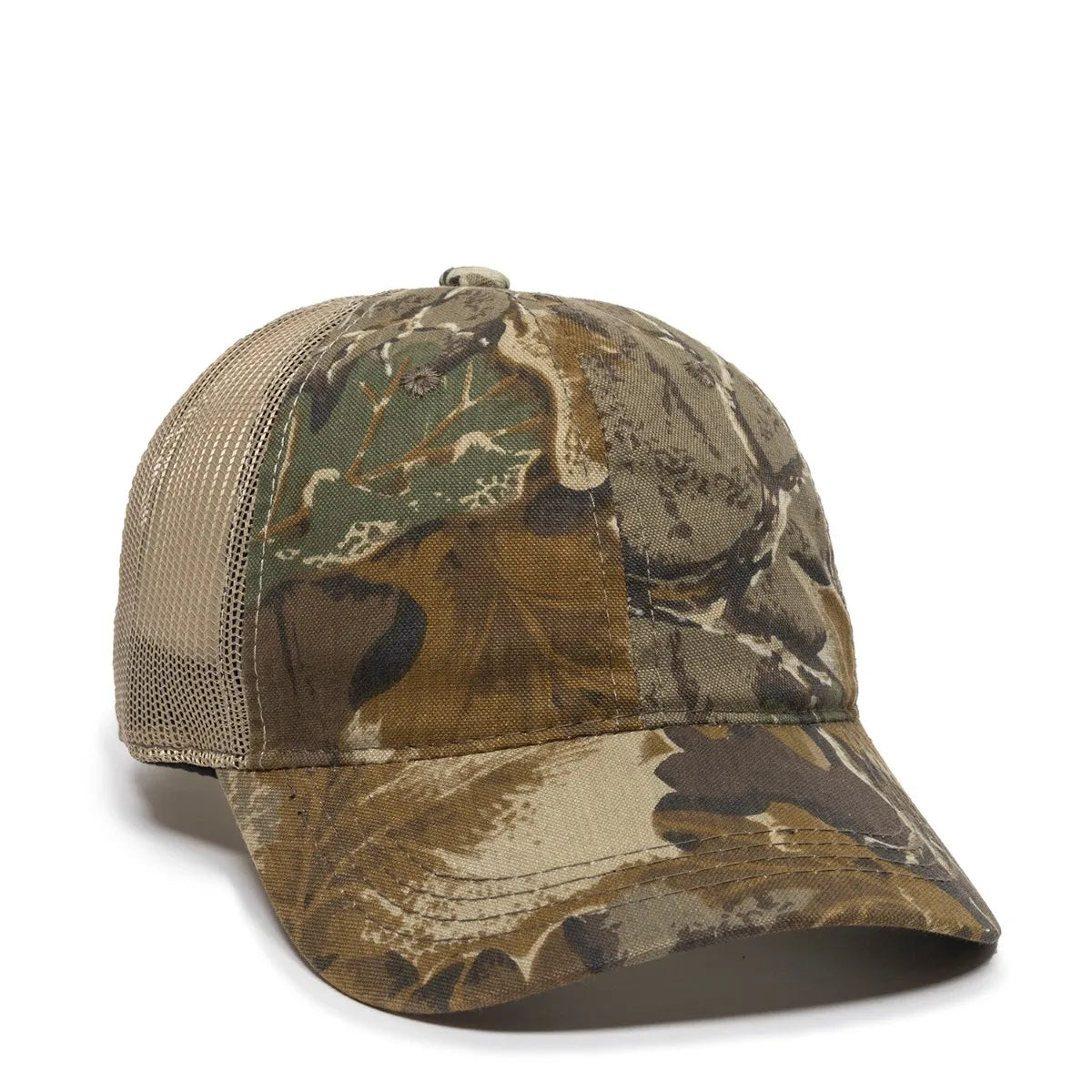 Outdoor Cap 430PC Camo Unstructured Trucker Hat Unisex Accessories Hats & Caps