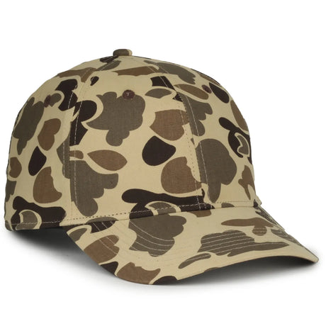Outdoor Cap GC-100 Vintage Waterfowl Structured Solid Panel Hat Unisex Accessories Hats & Caps