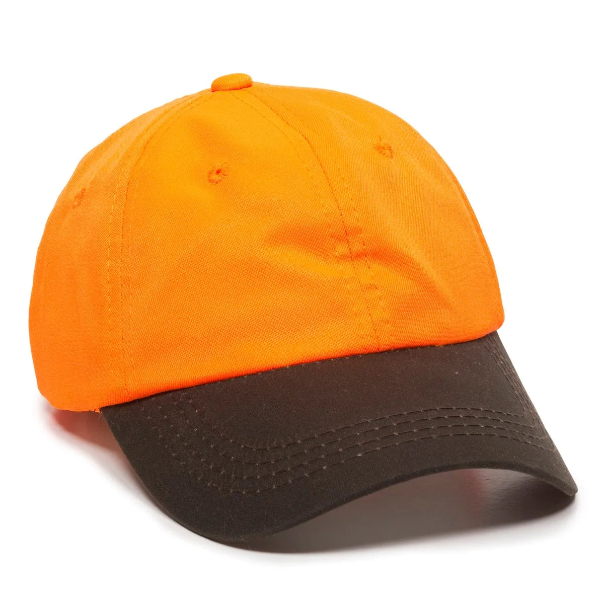 Outdoor Cap 553IS Blaze/ Dark Brown Unstructured Solid Back Hat-1
