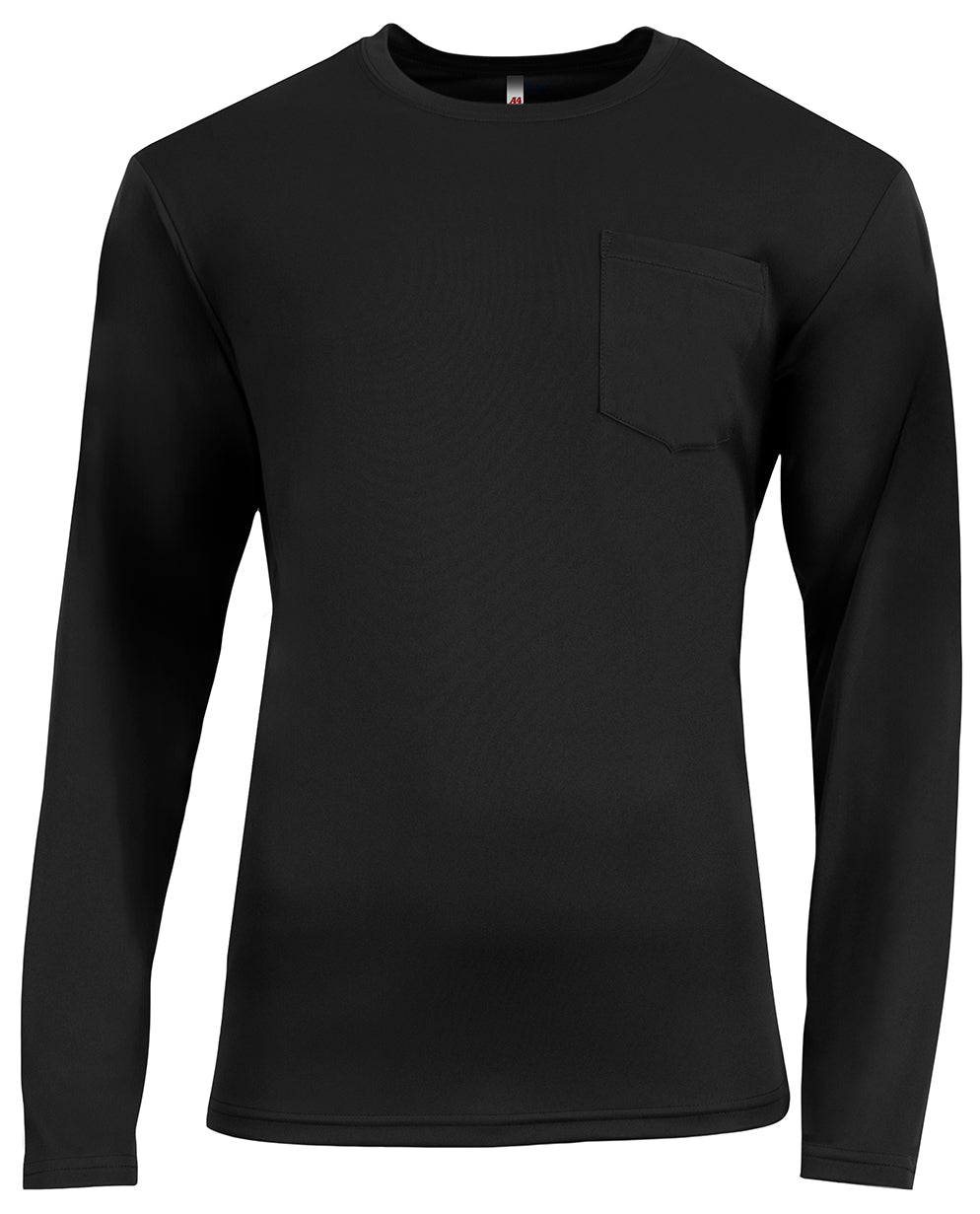 A4 Men's Sprint Long Sleeve Pocket Tee Mens Apparel Shirts & Tops