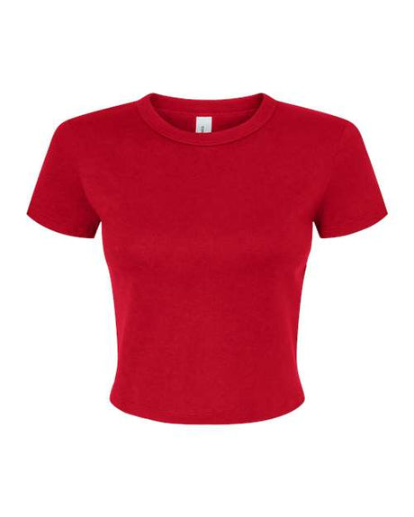 BELLA + CANVAS Women's Micro Rib Baby Tee BC1010 Womens Apparel Shirts & Tops