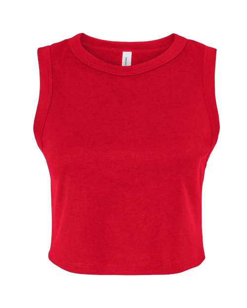 BELLA + CANVAS Women's Micro Rib Muscle Crop Tank