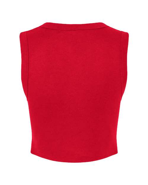 BELLA + CANVAS Women's Micro Rib Muscle Crop Tank