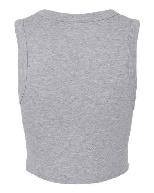 BELLA + CANVAS Women's Micro Rib Muscle Crop Tank