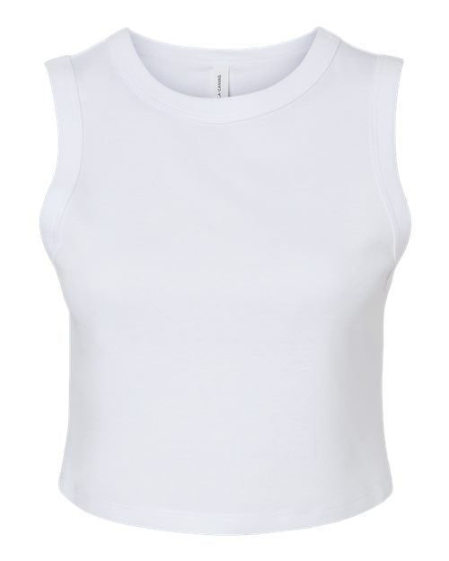 BELLA + CANVAS Women's Micro Rib Muscle Crop Tank