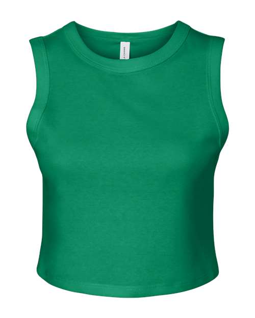 BELLA + CANVAS Women's Micro Rib Muscle Crop Tank